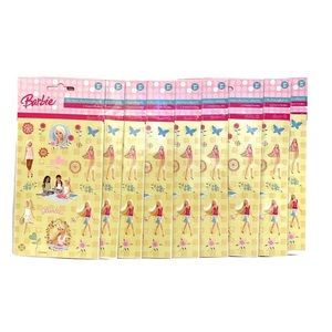 Barbie Sandylion Stickers 9 packs 2008 Mattel Picnic Flowers Butterfly Yellow